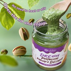 Pistachio Cream Kataifi Spread: Dubai Chocolate Filling – 10.5oz