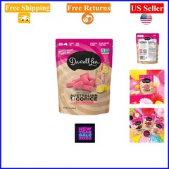Pink Lemonade Australian Soft Licorice 7oz – Non-GMO, Palm Oil Free, Plant-Based