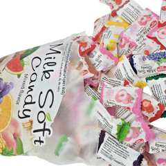 Thai Milk Soft Fruit Candy Assorted Flavors Chewy Sweets 100pcs 380g