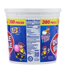 Dubble Bubble Bubble Gum ( 60.3 oz. 380 pcs.)