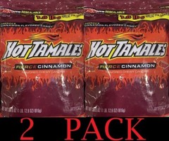 2x Hot Tamales Fierce Cinnamon Chewy Candy 28.8 Oz Resealable Bag – 2 PACK