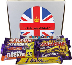 Cadbury Chocolate Selection Box 10 Full-Size British Chocolate Bars UK Import