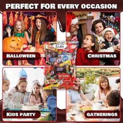 Bulk Chocolate Candy Variety Pack 5lb+ Assorted Bars Gift Party Mix