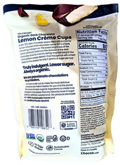 ChocXO Organic Dark Chocolate Lemon Crème Cups 14.8 Oz Bag EXP 06/2027