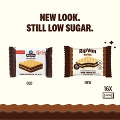 Rip Van Dark Chocolate Wafer Cookies – Healthy Snacks – Non GMO, Keto, Low Ca…