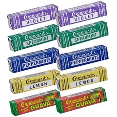 Violet, Spearmint, Peppermint Mints – Pack of 10