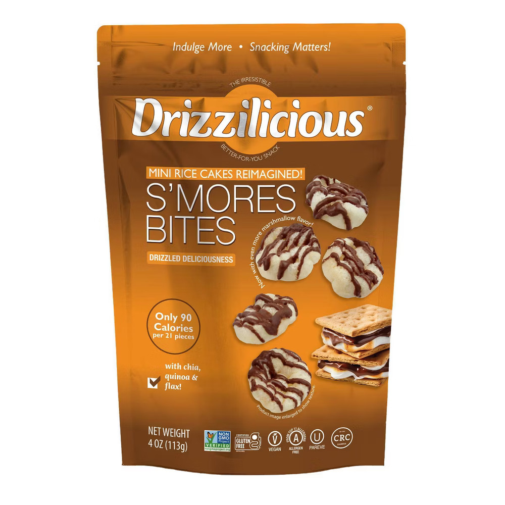 Drizzilicious S’mores Drizzled Mini Rice Cake – 4oz