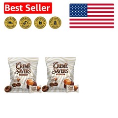 Creme Savers Chocolate & Caramel Hard Candy 3oz | Nostalgic Sweet Delights