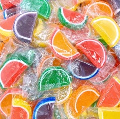 Fruit Slices Jelly Candy | 2.5 Pound (Pack of 1), Orange,Blue,Lime