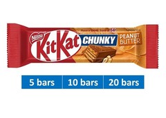 KitKat Chunky Peanut Butter Milk Chocolate Wafer Bars 42g Crispy Candy Snack