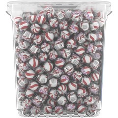 Bobs Sweet Stripes Soft Peppermint Candy, Individually Wrapped Pieces, 3.9 Lb…