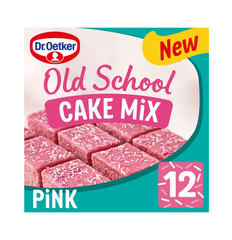 Dr. Oetker Pink Old School Traybake Baking Mix 436g PACK OF 2