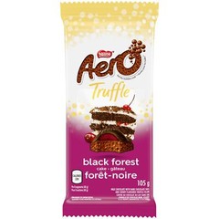 6 X Nestle Aero Truffle Black Forest Cake Dark Chocolate 105g Each