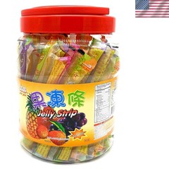 Enjoy Guilt-Free Assorted Fruit Jelly Straws – 2.2 lb of Deliciousness!