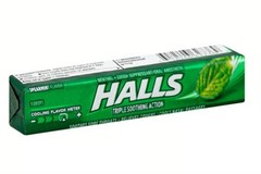 4X Halls Spearmint Cough Drops – 4 Rolls Of 9 Drops Each – Free Shipping