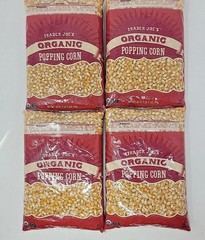 4-Pack Trader Joe’s Popcorn 7 lb Trader Joes Organic Popping Corn Kernels Bags