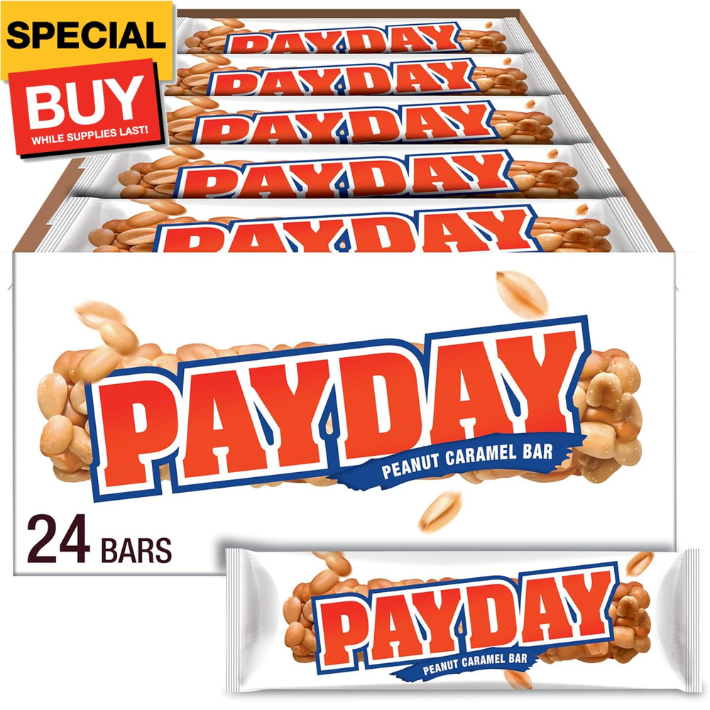 Peanut Caramel Candy Bars, 1.85 oz (24 Count)