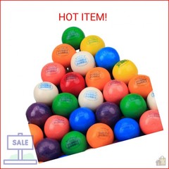 Chewing Bubble Gum for Kids – 1 Inch Large Gumballs – 3.5 OZ Gum balls – Assorte