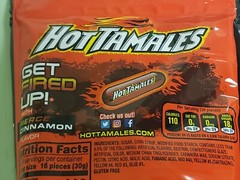 Qty 2 – HOT TAMALES – Fierce Cinnamon – 10 oz Bag x 2 = 20 oz – Best 7/2025