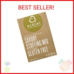 Aleia’s Gluten Free Foods Stuffing Mix, Savory, Gf, 10-Ounce (Pack of 3)