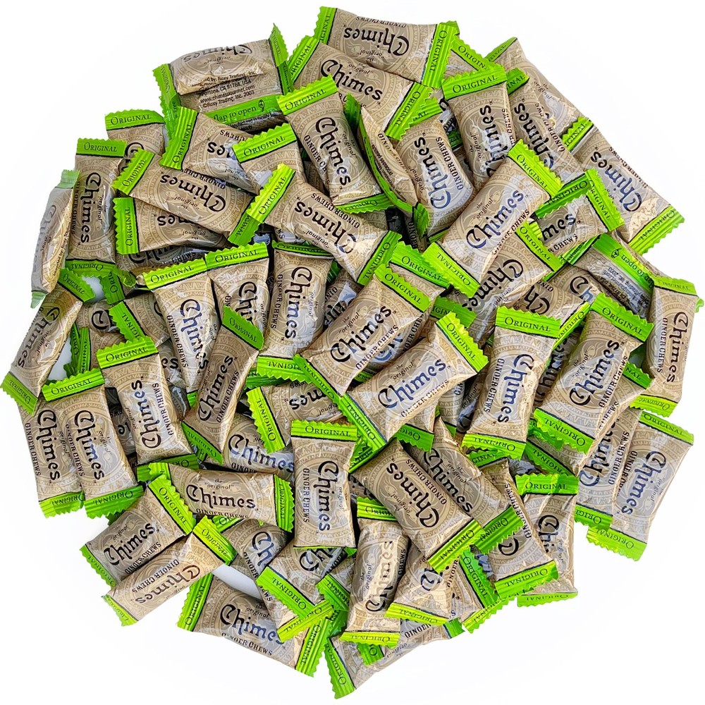 ORIGINAL Ginger Chews (1-Pound 1 LB BAG) Premium Natural Chewy Ginger Candy —…