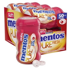Resealable Curvy Bottle 300 Count Cinnamon Sugar-Free Gum – Eco-Friendly Choice