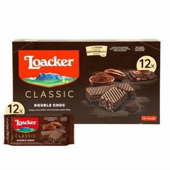Loacker Classic Double Choc Wafers 12 Count 1.59 oz Each Bulk Pack