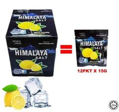 Himalaya Salt Sport Candy Extra Cool Lemon Flavour (15g x 12 packs) 1-6 Boxes