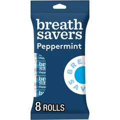 BREATH SAVERS Peppermint Flavored Sugar Free Breath Mints, Made with Neutrazin,