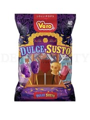 Vero Dulce Susto Mix Assorted Individually Wrapped Mexican Lollipops 40 Count