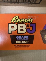 NEW!!! Reese’s Limited Edition PB Grape Big Cups 1.4oz 16ct BB 02 2026