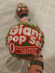 X2 Giant Pop Set Plastic Lollipop Set w 10 Lollipops Inside By Datl Do-it X2