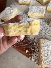 Ricotta Crumb Bars * Italian Style Crumb Topped Cheesecake Bars Various Flavors