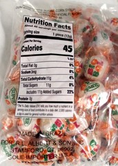 Super Big Bol Candy 48 Count Bag Hard Candies Bubble Gum Center Bulk Free Ship