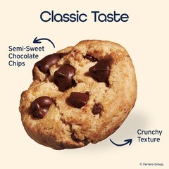 Famous Amos Classic Chocolate Chip Cookies, Bite-size 72 ounces, Brown