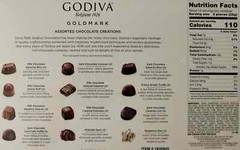 GODIVA Goldmark Assorted Chocolate Creations Christmas Gift Box, 11 Ounce