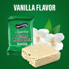 Sugarless Sesame Halva Snacks Vanilla Flavors – Delicious Sweet Israeli Mini …