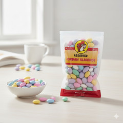 Buc-ee Assorted Jordan Almonds Candy Mix Sweet Crunchy Colorful Party Treat 12oz