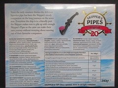 MALACO SKIPPERS PIPES 340g original Liquorice Pipes in Box Made in Sweden New