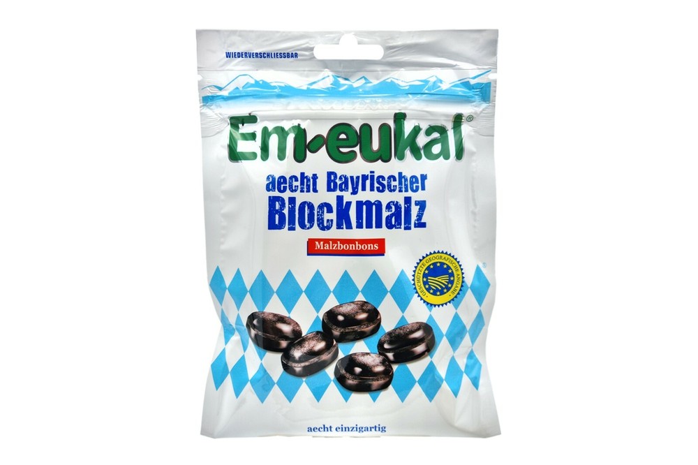 4x bags Em-eukal aecht Bayrischer Blockmalz candy 🍬 400g / 0.9 lbs ✈ TRACKED