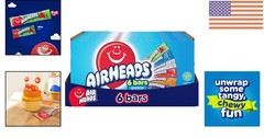 Fruit Variety Pack of Chewy Candy Bars – 6 Individually Wrapped Treats, 12 Boxes