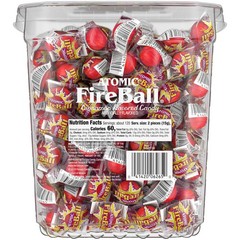 Wonka Atomic Fireball, Candy, Cinnamon Flavor, 64.8oz (240 ct) HOT NEW