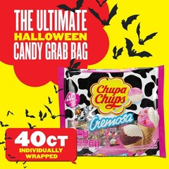 Chupa Chups Cremosa Holiday Candy Lollipop Variety 40 Count (Pack of 1)