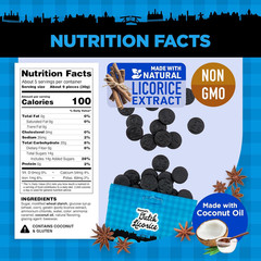 Gustaf’S Salted Dutch Licorice Coins – 12 Pack of 5.2Oz Bags – Salted Black Lico