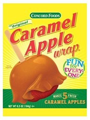 Concord Caramel Apple Wrap, 6.5-Ounce Wraps (VALUE Pack of 24 Packages)