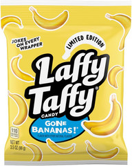 Mini Bar Bag, Banana, Chewy Taffy Candy, 3.5 Oz