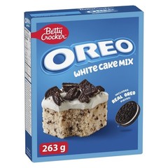 Betty Crocker OREO White Cake Mix with OREO Cookie Pieces, 6 Servings