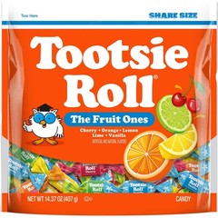 Tootsie Roll Fruit Chews, Assorted Fruit Flavors – 14.37 oz. Gluten-Free and Pea