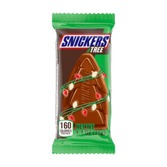 6 Pcs Snickers Christmas Tree Milk Chocolate Candy Bar 1.1oz Holiday Christmas
