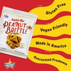 Atkinson’s Sophie Mae Peanut Brittle Bites Salty Sweet 4.0 Ounce